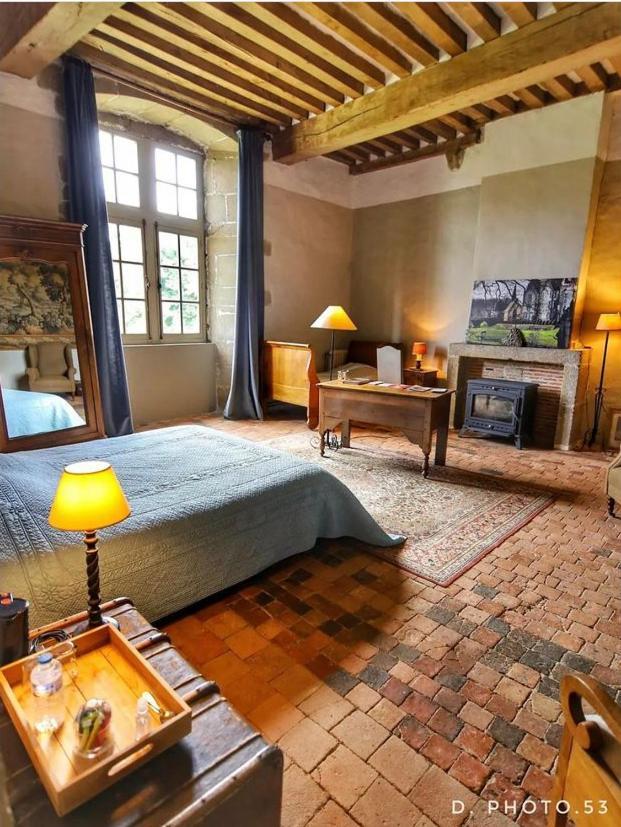 Chateau De Bourgon Montourtier Экстерьер фото